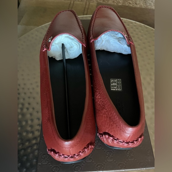 Gucci Qardaha Deep Carminio (Deep Red) Moccasin Loafers Size 40 - Picture 2 of 5